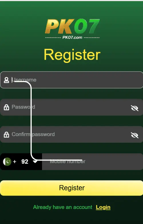 pk7 game apk register image